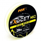 Плетеный шнур для спода и маркера Fox Exocet® MK2 Spod & Marker Braid - 0.18mm/20LB X300m YELLOW 