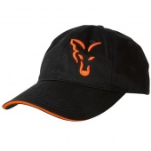 Fox Black & Orange Baseball Cap бейсболка