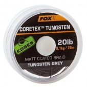 Утяжеленный поводковый материал в оплётке Fox Edges Tungsten Coretex 20lb