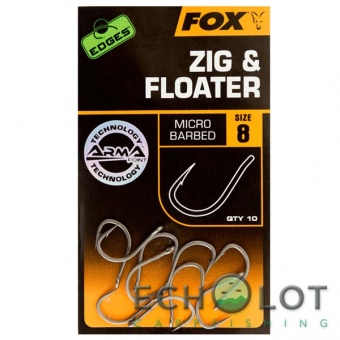 Крючки карповые Fox Edges Zig & Floater Hook