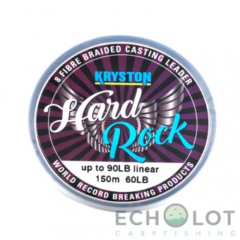 Шок лидер Kryston Hard Rock Braided Casting Leader 60lb 150m.