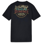Футболка Simms Neon Draft T-Shirt Black