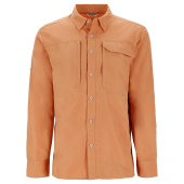 Рубашка Simms Guide Fishing Shirt Orange Maple