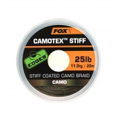 Жесткий поводочный материал в оплётке Fox Edges Camotex Stiff 20m
