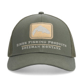 Кепка Simms Double Haul Icon Trucker Smokey Olive