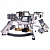 Горелка газовая RidgeMonkey Quad Stove Pro Mini (Мини)