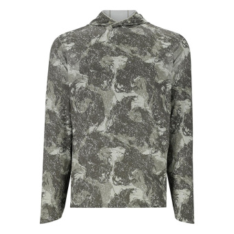 Термофутболка Simms SolarFlex Hoody Back Eddy Willow