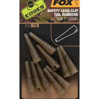 Камуфляжные конусы для безопасной клипсы Fox EDGES™ Camo Safety Lead Clip Tail Rubbers (Size 7)