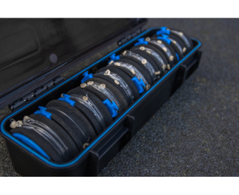 Компактная коробка для хранения дисков для поводков Preston Revolution Compact Spool Box