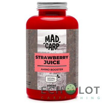Амино бустер Mad Carp Baits STRAWBERRY JUlCE (Клубничный Сок)