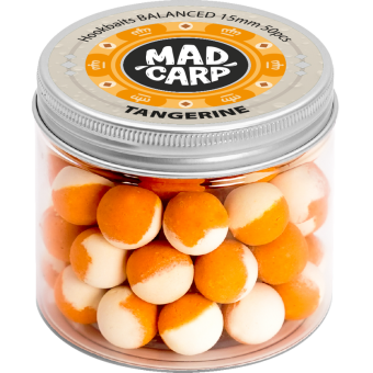 Бойлы насадочные Mad Carp Baits Balanced TANGERINE (Мандарин) 15мм