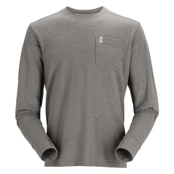 Футболка Simms Henry's Fork Crew STEEL HEATHER