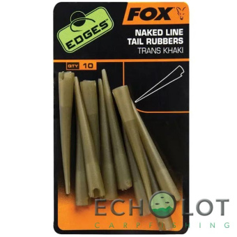 Удлиненный конус для клипсы Fox Edges Naked Line Tail Rubbers