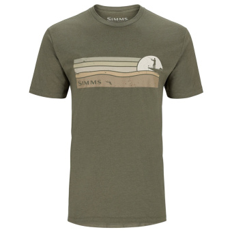 Футболка Simms Sunset T-Shirt MILITARY HEATHER