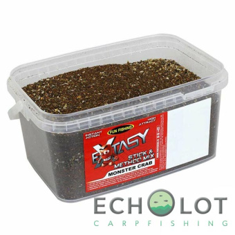Стик и метод микс Fun Fishing Extasy Stick & Method Mix Monster Crab (Монстр Краб) 2кг