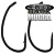 Крючки карповые Gardner Covert Dark Mugga