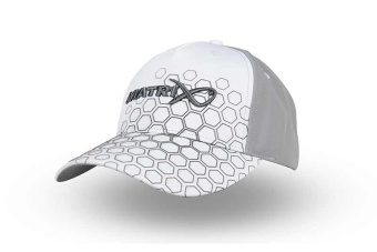 Черная кепка с шестиугольным принтом  Matrix Hex Print Baseball Cap White
