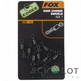 Вертлюги с быстросъемом Fox Edges Kwik Change Swivels