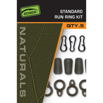 Стандартный набор для скользящей оснастки Fox EDGES™ Naturals Standard Run Ring Kit