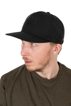 Черно-камуфляжный снепбек с плоским козырьком Fox Snapback hat