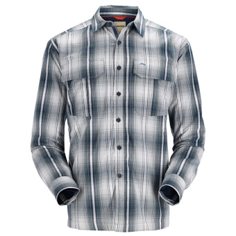 Рубашка Simms Coldweather LS Shirt Navy Sterling Plaid