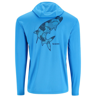 Термофутболка Simms Tech Hoody - Artist Series SEAPORT/TARPON NIGHTFALL