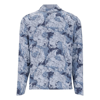 Термофутболка Simms SolarFlex Hoody Back Eddy Albacore