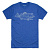Футболка Simms Bass Line T-Shirt ROYAL HEATHER 