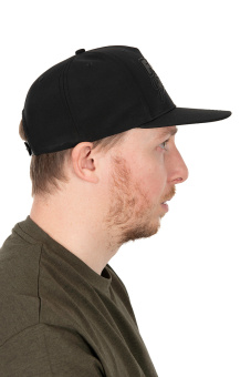 Черно-камуфляжный снепбек с плоским козырьком Fox Snapback hat