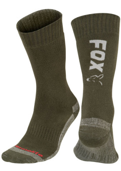 Теплые термо-носки Fox Green / Silver Thermolite long sock 6 - 9 (Eu 40-43)