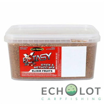 Стик и метод микс Fun Fishing Extasy Stick & Method Mix Elixir Fruits (Фруктовый Эликсир) 2кг