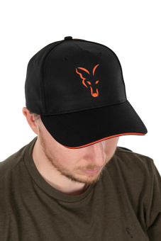 Бейсболка Fox Collection black&orange