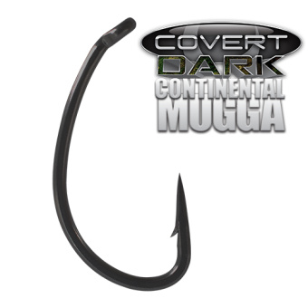 Крючки карповые Gardner Continental Mugga Covert Dark