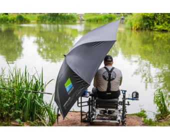 Preston стекловолоконный зонт Inception Flatback Brolly 50"